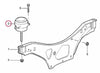 Porsche Motor Mount - For Cabriolet