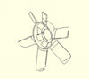 Porsche 928 Radiator Fan Blade