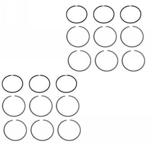 Porsche Piston Ring Set Porsche Piston Ring Set