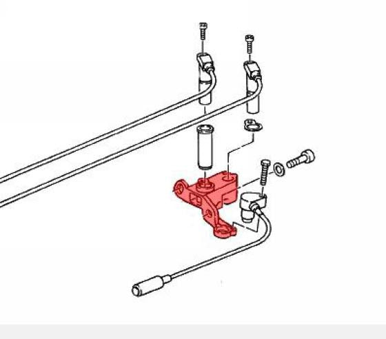 Porsche Flywheel Sender Sensor Bracket