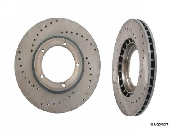 X-drilled Brake Rotor 911 '84-'89 Front Left Sebro