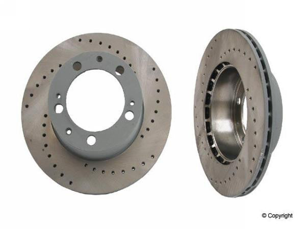 X-Drilled Brake Rotor Front 944 '87-'89 944s