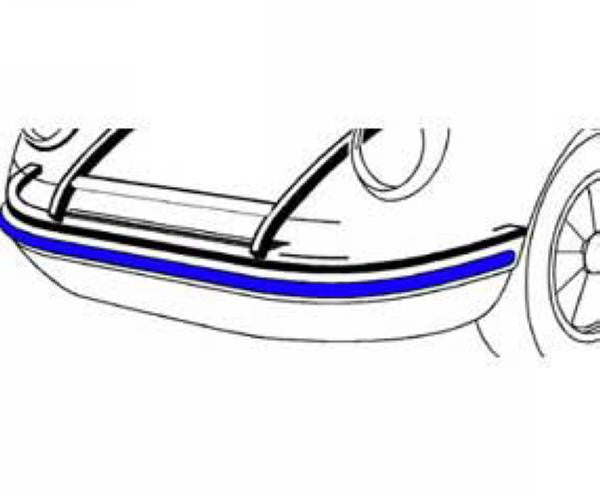Porsche Front Bumper Deco Molding 1 Inch Wide