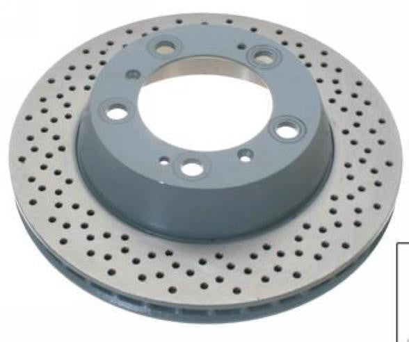 Porsche Brake Rotor Disc Rear - Sebro Coated