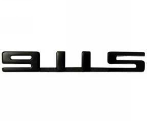 Porsche Emblem Badge Rear Deck - Black 911s