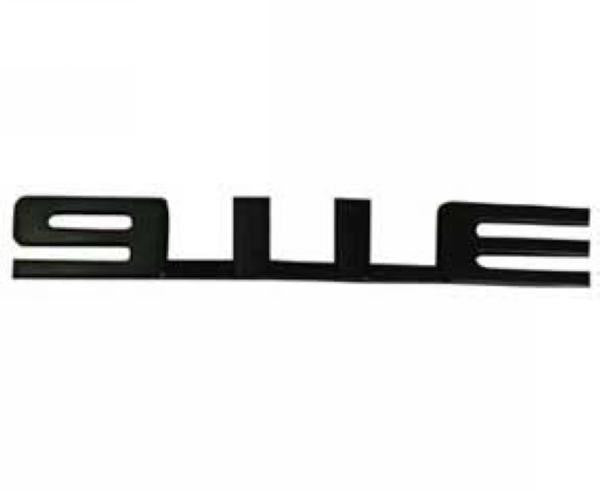 Emblem Rear Deck - Black 911e - Metal