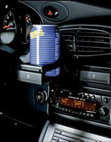 Porsche Rectactable Cup Holder Tray - Holds 1 Cup