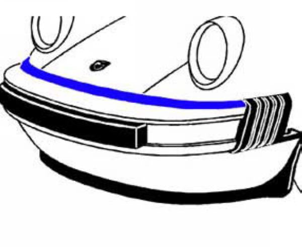 Porsche Front Bumper To Body Seal Smile