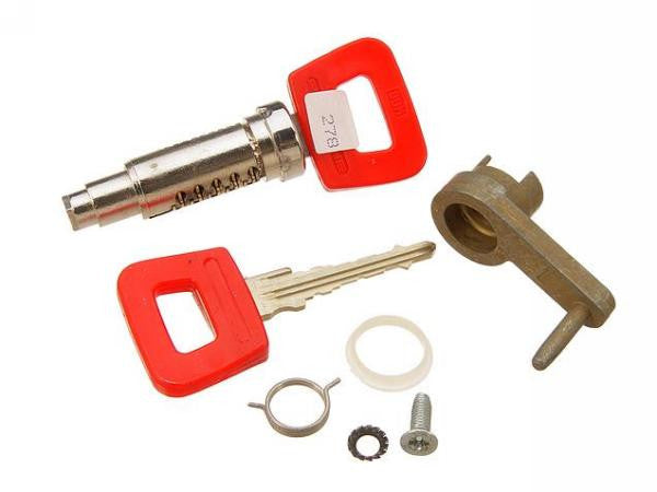 Porsche Door Handle Lock Cylinder With 2 Keys Left