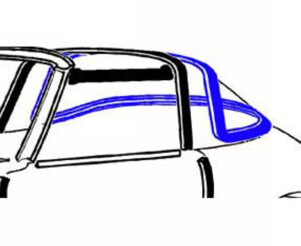 Porsche Rear Windshield Window Seal Targa