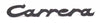 Porsche Emblem Badge Rear Deck - Black Carrera