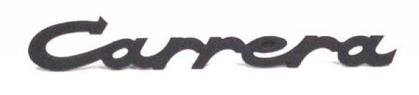 Porsche Emblem Badge Rear Deck - Black Carrera