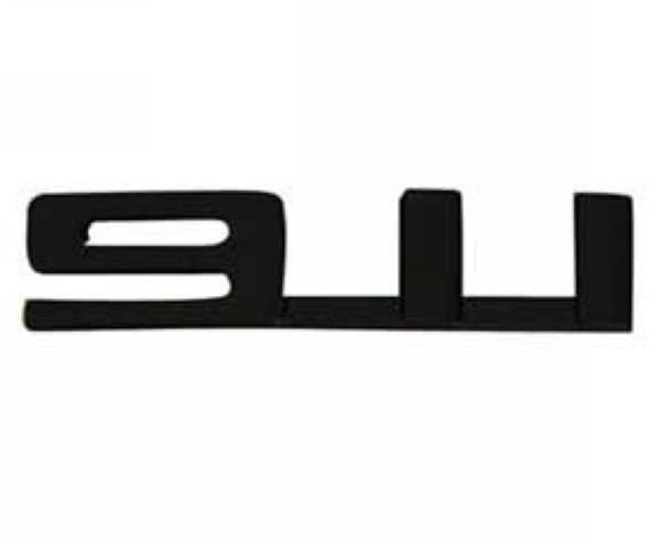 Porsche Emblem Badge Rear Deck - Black 911
