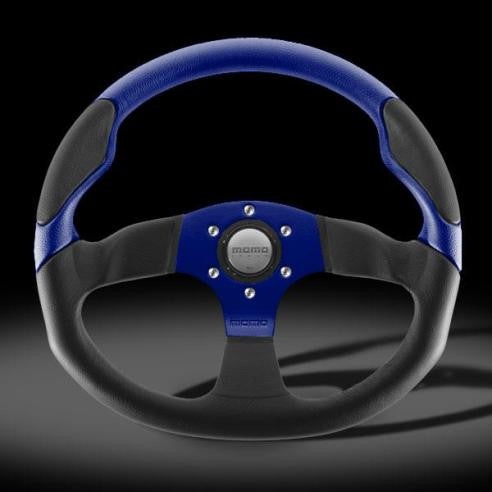 Momo Commando Steering Wheel -  Blue 350 Mm