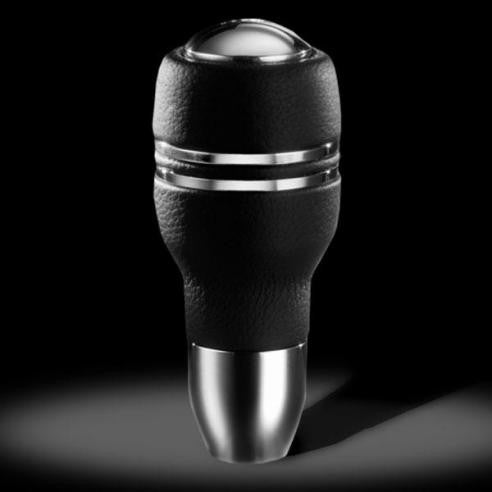 Momo Automatic Shift Knob - Black Leather