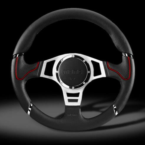 Momo Millenium Sport Steering Wheel - Red 350mm