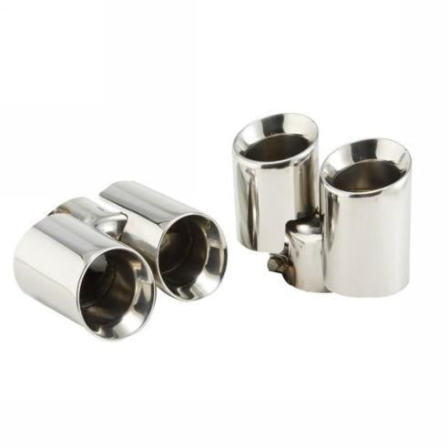 Porsche 997  Muffler Tips Set Dual Round - T304