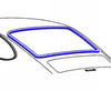 Genuine Porsche Rear Window Windshield Seal  Coupe