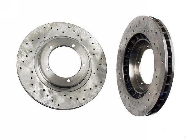 Porsche Cross Drilled Brake Rotor Front - Zimmerma