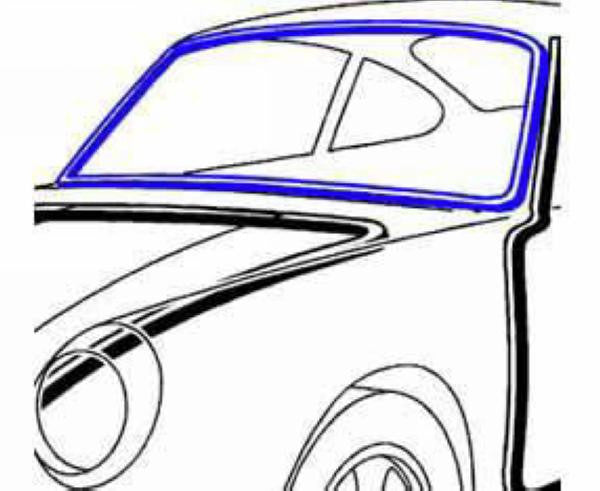 Porsche Windshield Seal Front - Genuine Porsche