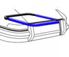 Porsche Engine Compartment Seal Rear - Long
