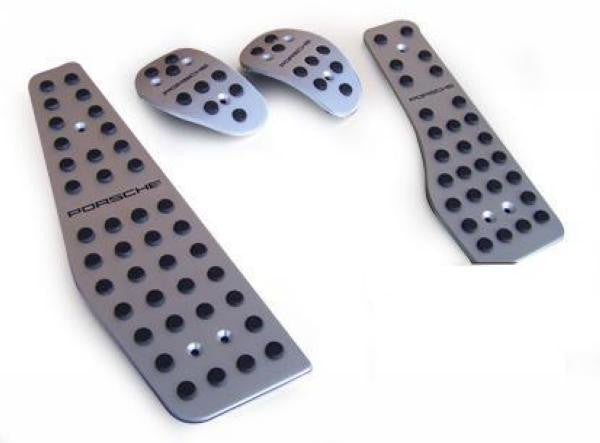 Porsche Pedal Set 4 Pc Rubber Insert - Manual