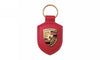 Porsche Crest Keyring Red Keychain