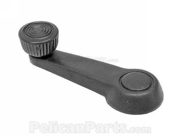 Porsche Door Handle Inner Left Black