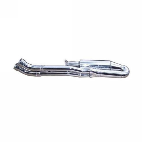 Porsche 911 Turbo Performance Muffler - Stainless