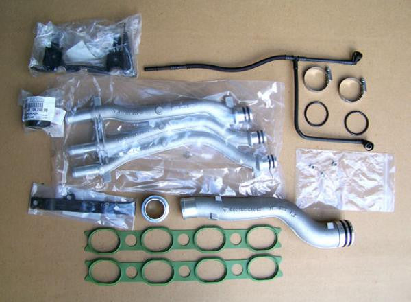 Porsche Cayenne Cooling Hose Tube Pipe Update Kit