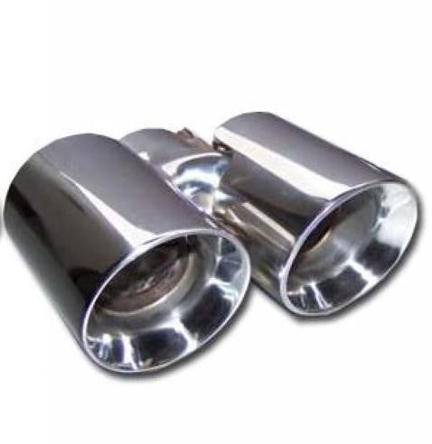 Porsche Cayman Muffler Tips Set Dual Round - T304