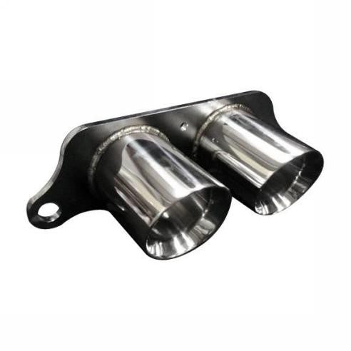 Porsche 997 GT3 Muffler Tips Set Dual Round - T304