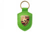 Porsche Crest Keyring Green Keychain Fob