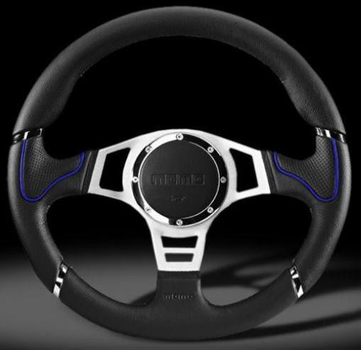 Momo Millenium Sport Steering Wheel - Blue 350mm