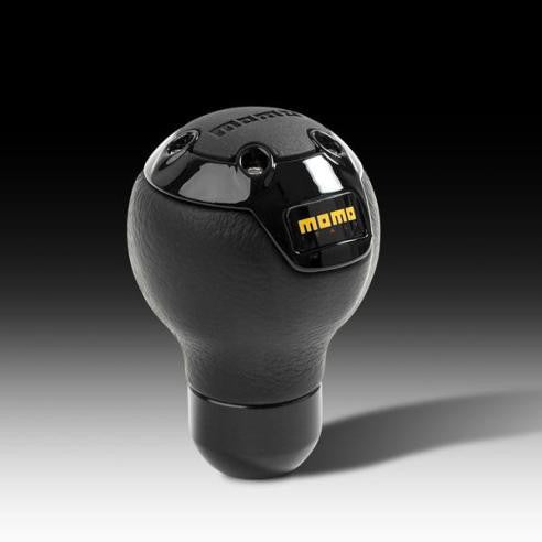 Momo Nero Shift Knob - Black Leather