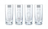 Porsche Long Drinking Glass - Set of 4