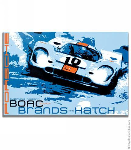 Porsche Brands-Hatch Canvas Giclee Print