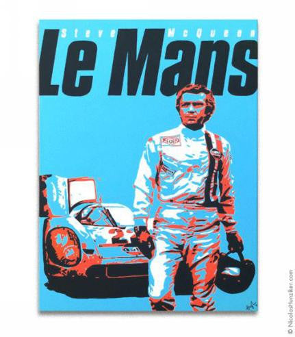 Porsche Steve McQueen Le Mans Canvas Print