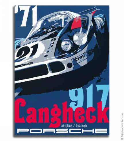 Porsche 1971 Porsche 917 Langheck Canvas Print