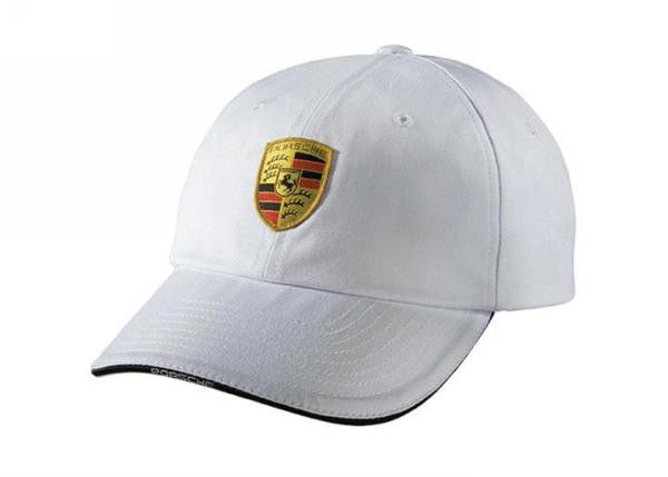 Porsche Baseball Cap Crest White Childrens Size