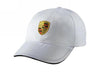 Porsche Baseball Cap Crest White Childrens Size