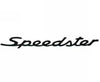 Porsche Emblem Badge Rear Deck - Black Speedster