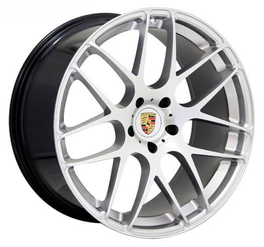 Porsche Imola Wheel Rim 20 x 11 Hyper Silver Rear