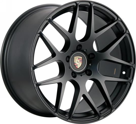 Porsche Imola Wheel Rim 20 x 11 Satin Black Rear