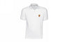 Porsche Polo Shirt - White with Crest