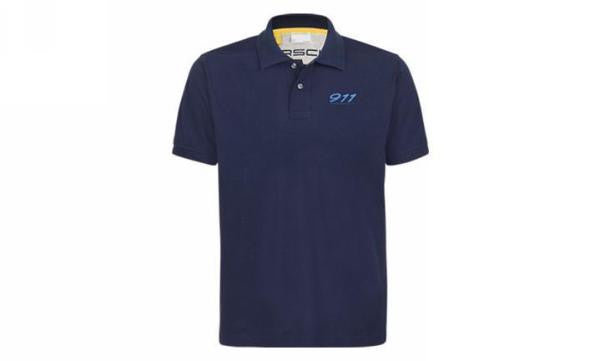 Porsche Polo Shirt - Dark Blue with 911 Insignia