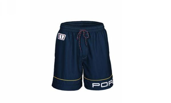 Porsche Swimming Trunks - Blue with Martini 1