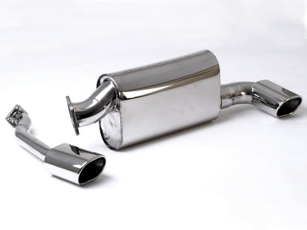 Billy Boat Muffler w/Wastegate Pipe 4.5 in Rolled Oval