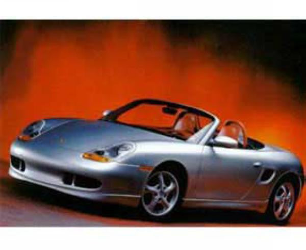 Porsche Poster - Silver Boxster