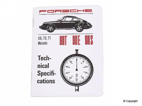 Porsche Spec Book Porsche